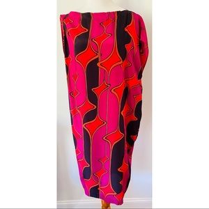 NWOT MAX MARA Silk Geometric Print Dress Size 44 ITALY